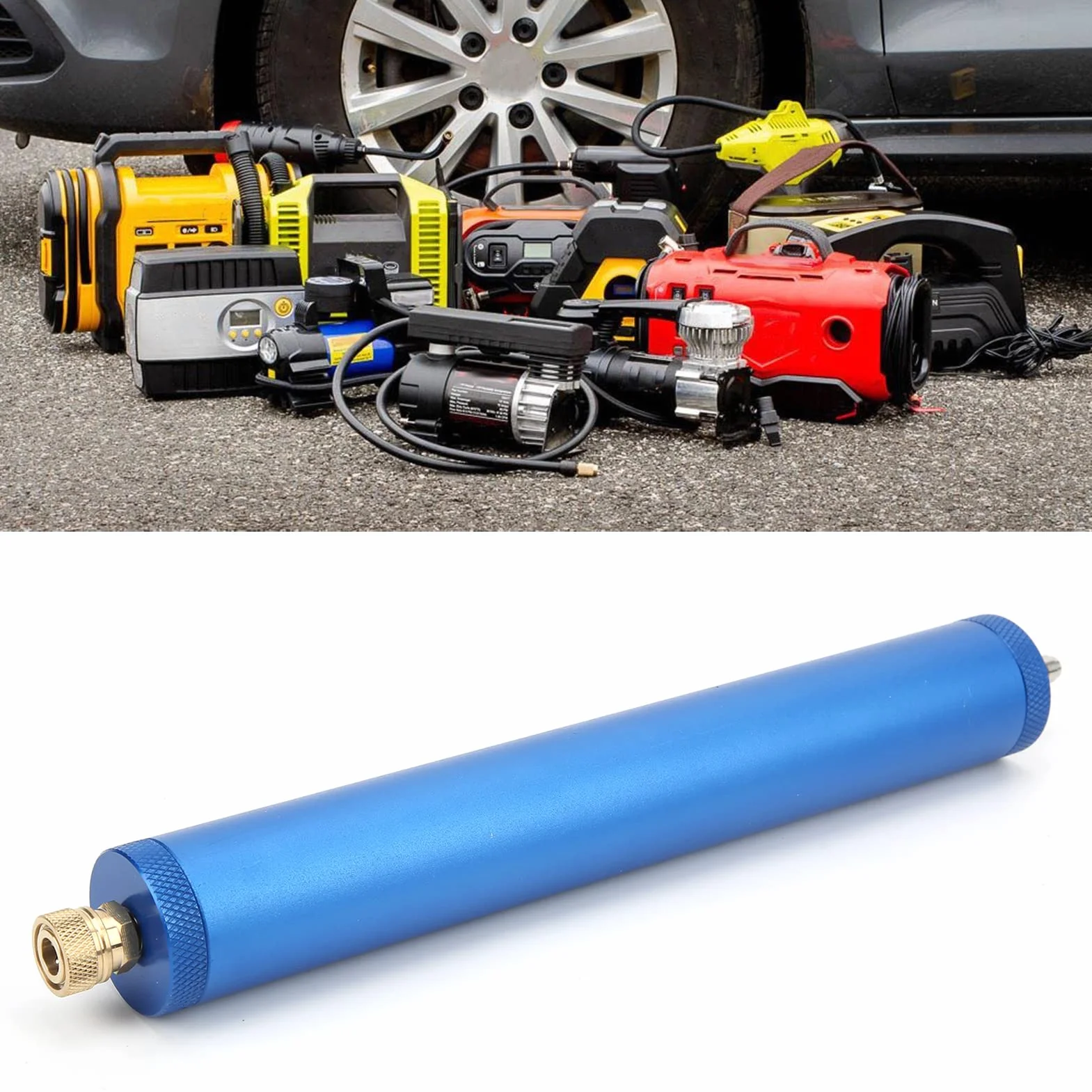 Filtr powietrza PCP separator wody i pompa filtra powietrza, wysokociśnieniowy filtr powietrza, separator zanurzeniowy z 20 elementami filtrującymi, naprawa samochodowa, do pompy sprężarki