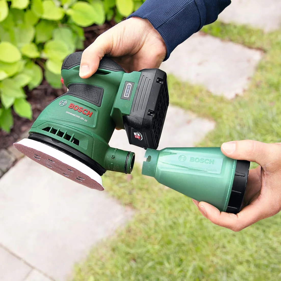 Bosch Akumulatorowa szlifierka mimośrodowa UniversalOrbit 18V-20 125 mm 18V system