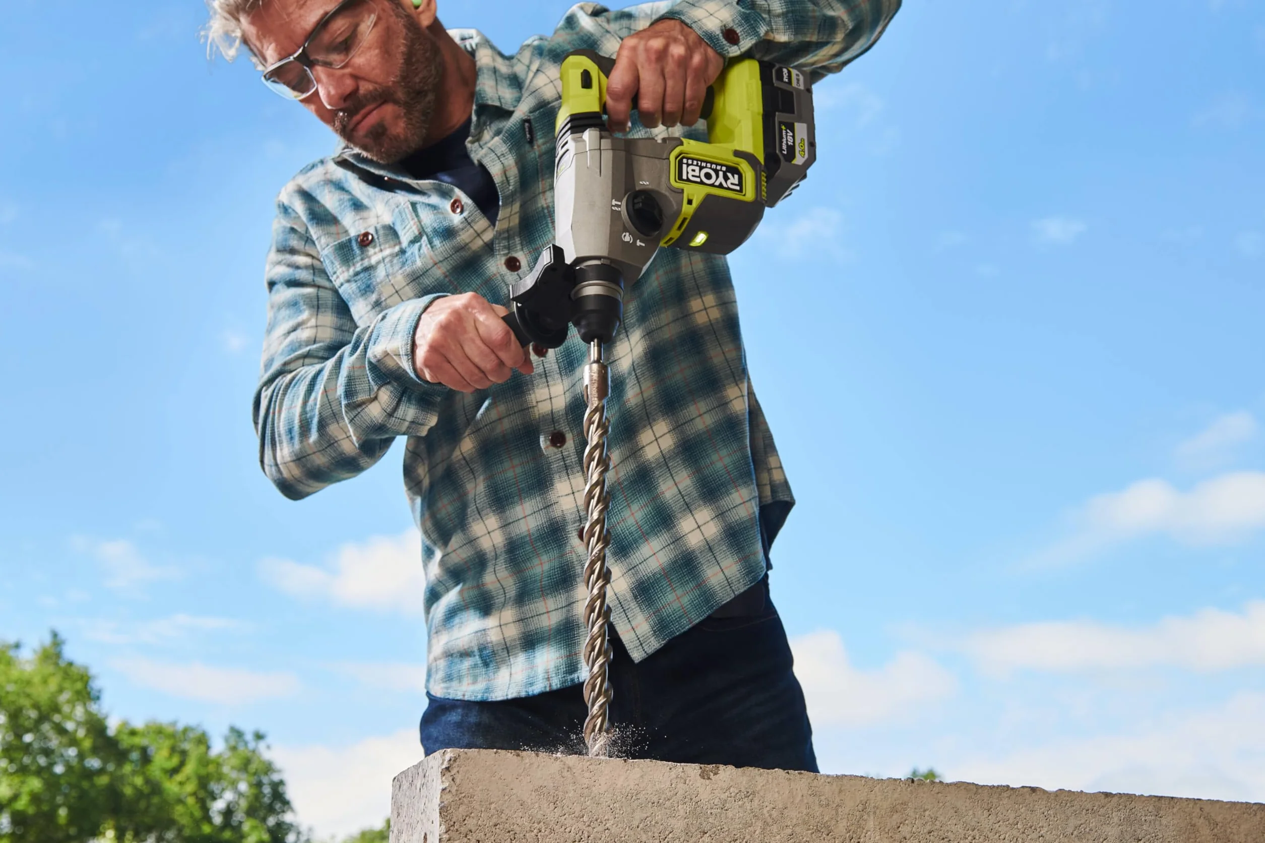 Ryobi RSDS18BL-0 18V ONE+ Bezprzewodowe bezszczotkowe wiertło SDS+ (gołe narzędzie)