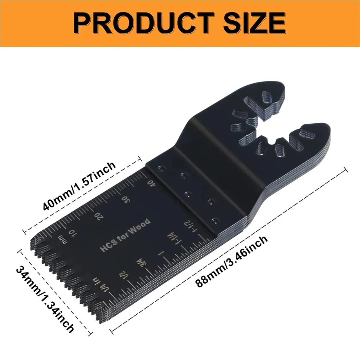 50/20PCS Saw Cutter Blade Accessories Oscillating Multi Tool Saw Blades For Renovator Power Wood Cutting Tools Bits(50 PCS)