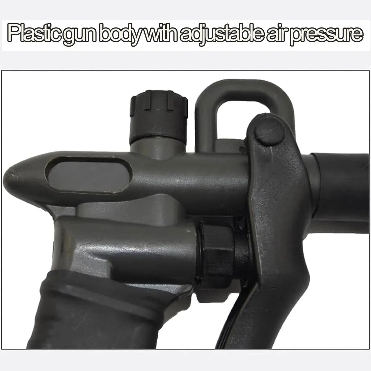 Jonizujący pistolet na sprężone powietrze, antystatyczny pistolet pneumatyczny z generatorem wysokiego napięcia 4,6 kV, regulowane ciśnienie powietrza, balans jonowy ± 35 V, do naprawy elektroniki