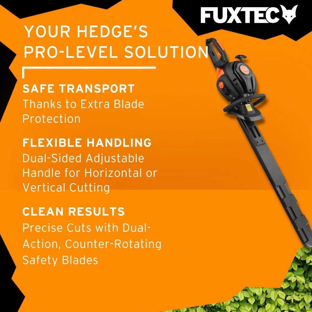 FUXTEC Professional FX-MHP126 Spalinowe Nożyce do Żywopłotu 800 mm Ostrze XXL