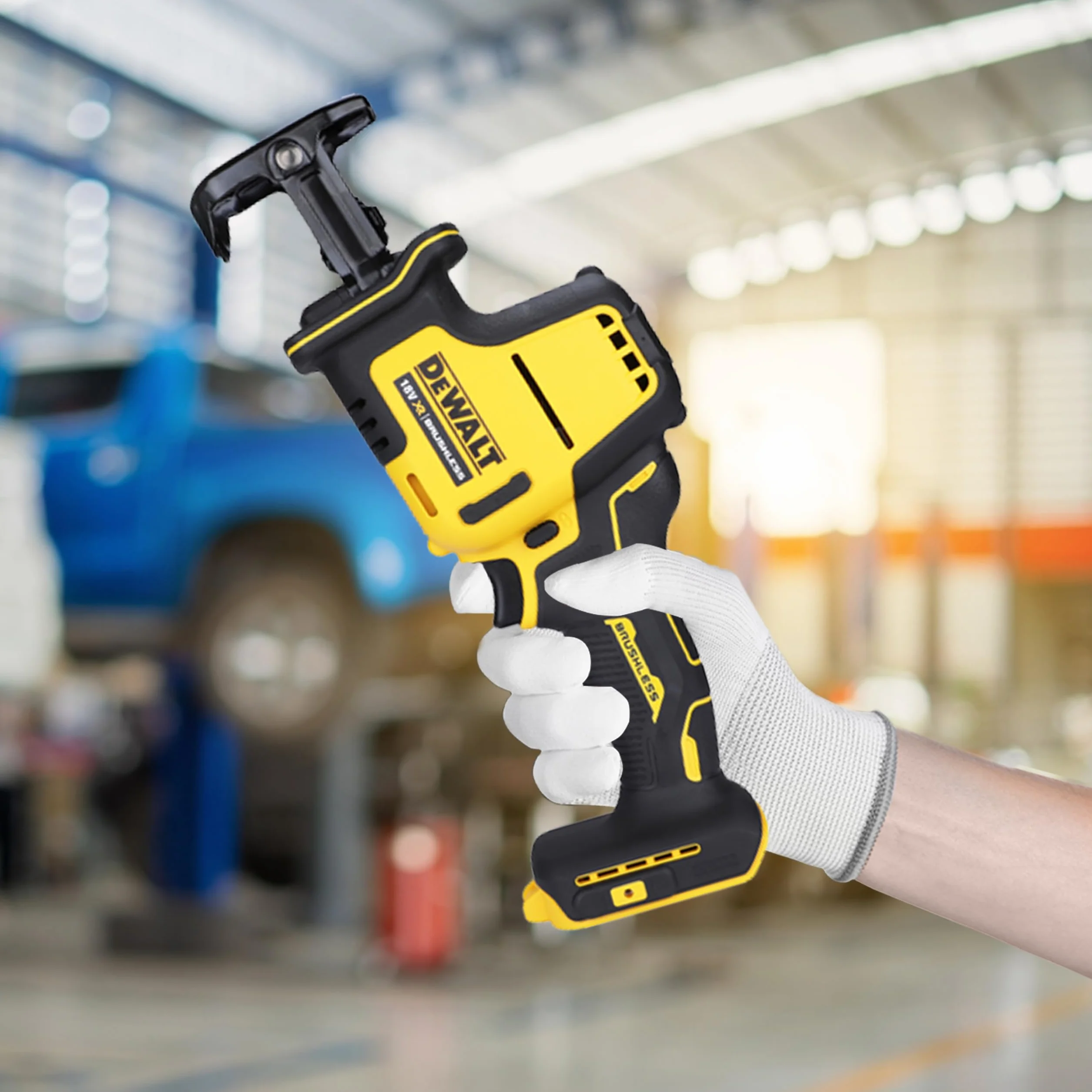 DeWalt Kompaktowa piła tłokowa bezszczotkowa - XR, 18 V, goła jednostka