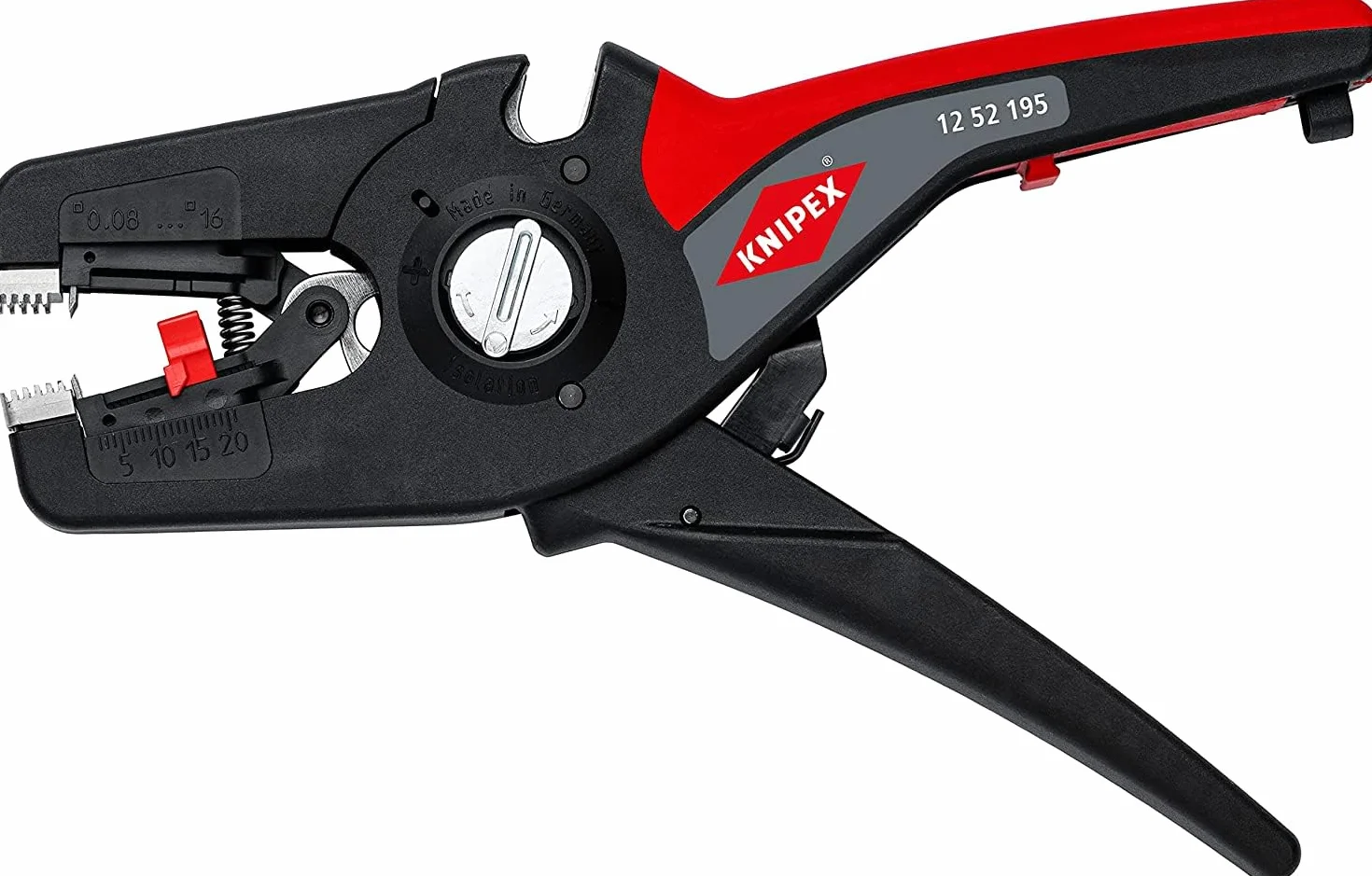 KNIPEX PreciStrip16 Szczypce automatyczne do ściągania izolacji 190 mm, 12 52 195