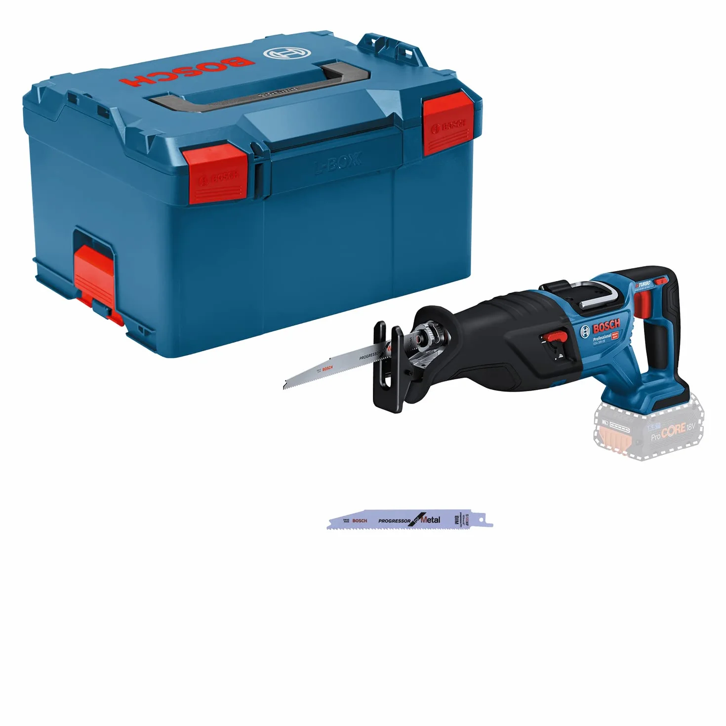Bosch Professional Gsa 18V-28 (Solo; L) Piła Szablasta, Czarny/Niebieski, ‎20 x 20 x 20 cm; 6,05 kg