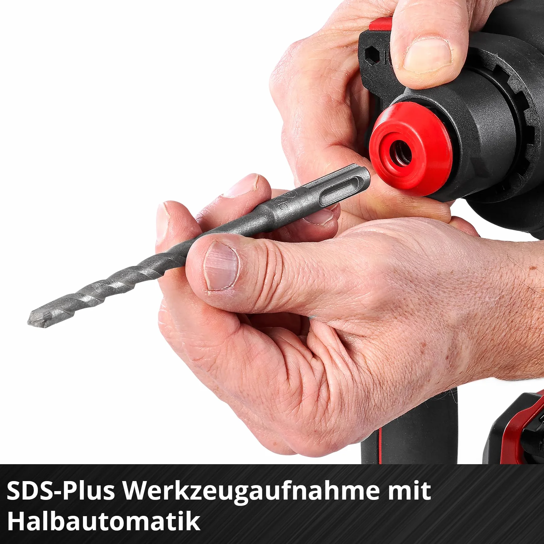 Einhell Profesjonalny bezprzewodowy młot udarowy TP-HD 18/22 D Li BL-Solo Power X-Change (18 V, silnik bezwęglowy, 2,3 J, SDS-Plus, perf 22 mm w betonie, uchwyt D, walizka, bez akumulatora)