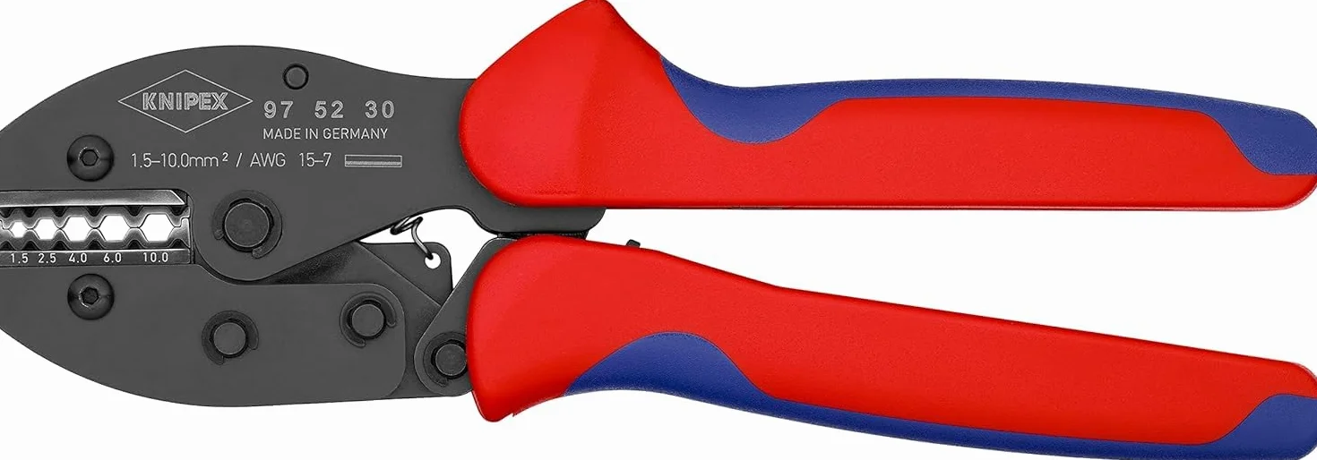 KNIPEX PreciForce Szczypce do zagniatania z osłonkami wielokomponentowymi 220 mm, 97 52 30