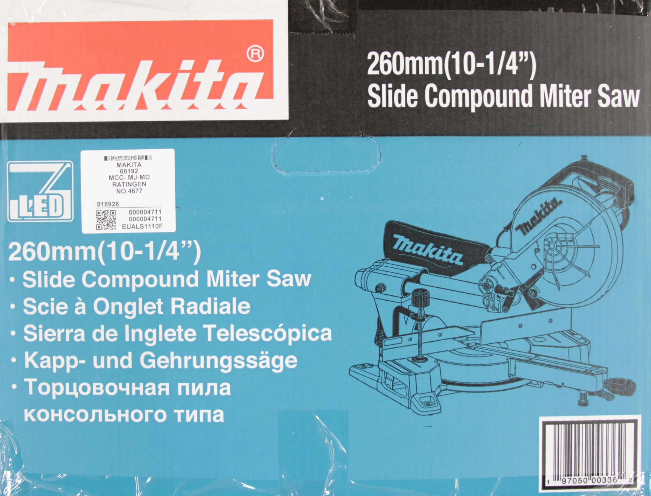 Pilarka Ukośna Ls1110F, 260 Mm (Niebieska, 1450 W)
