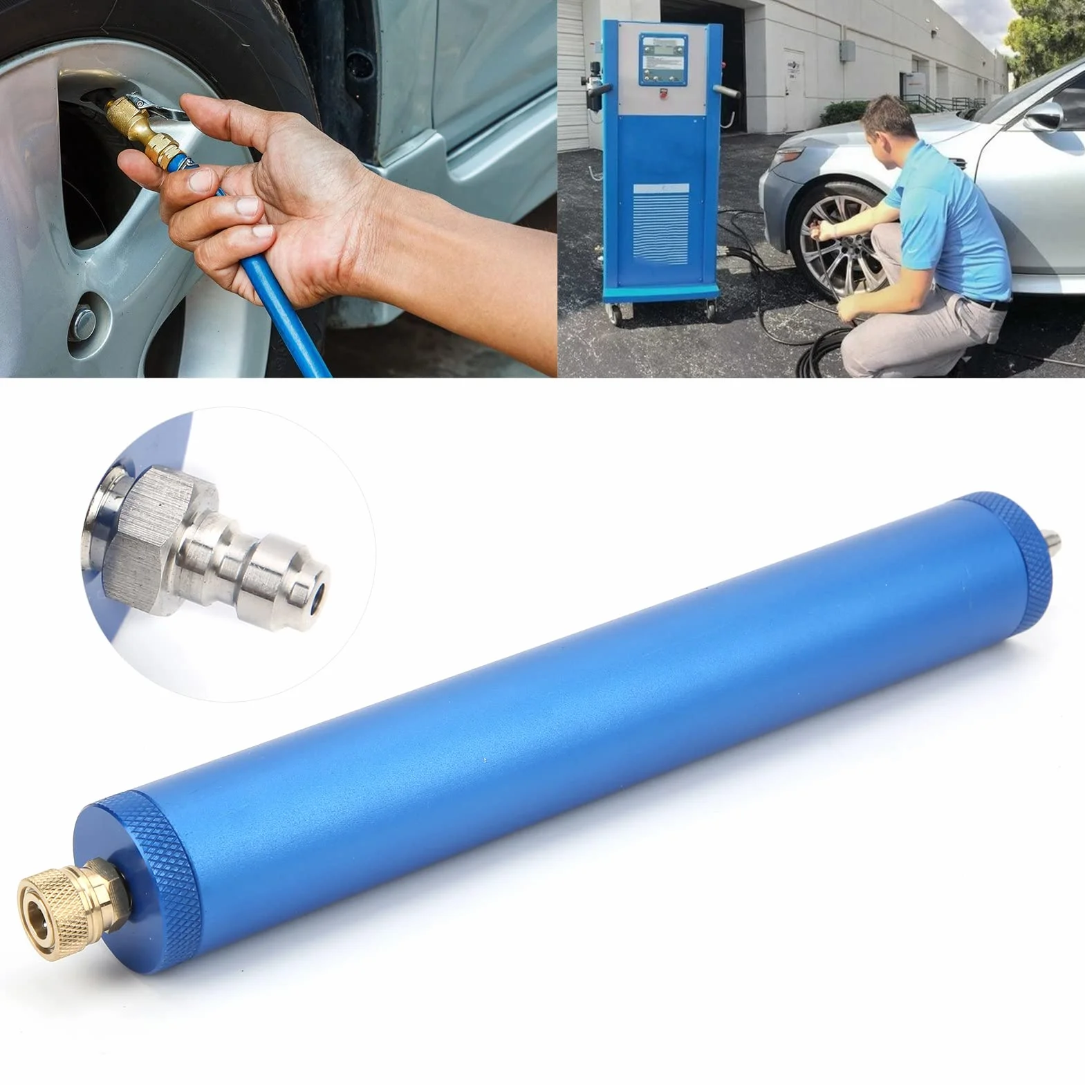 Filtr powietrza PCP separator wody i pompa filtra powietrza, wysokociśnieniowy filtr powietrza, separator zanurzeniowy z 20 elementami filtrującymi, naprawa samochodowa, do pompy sprężarki