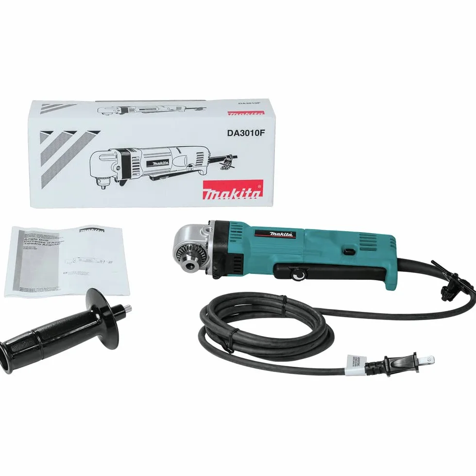 Makita Da3010F/2 240V 10mm Wiertło Kątowe