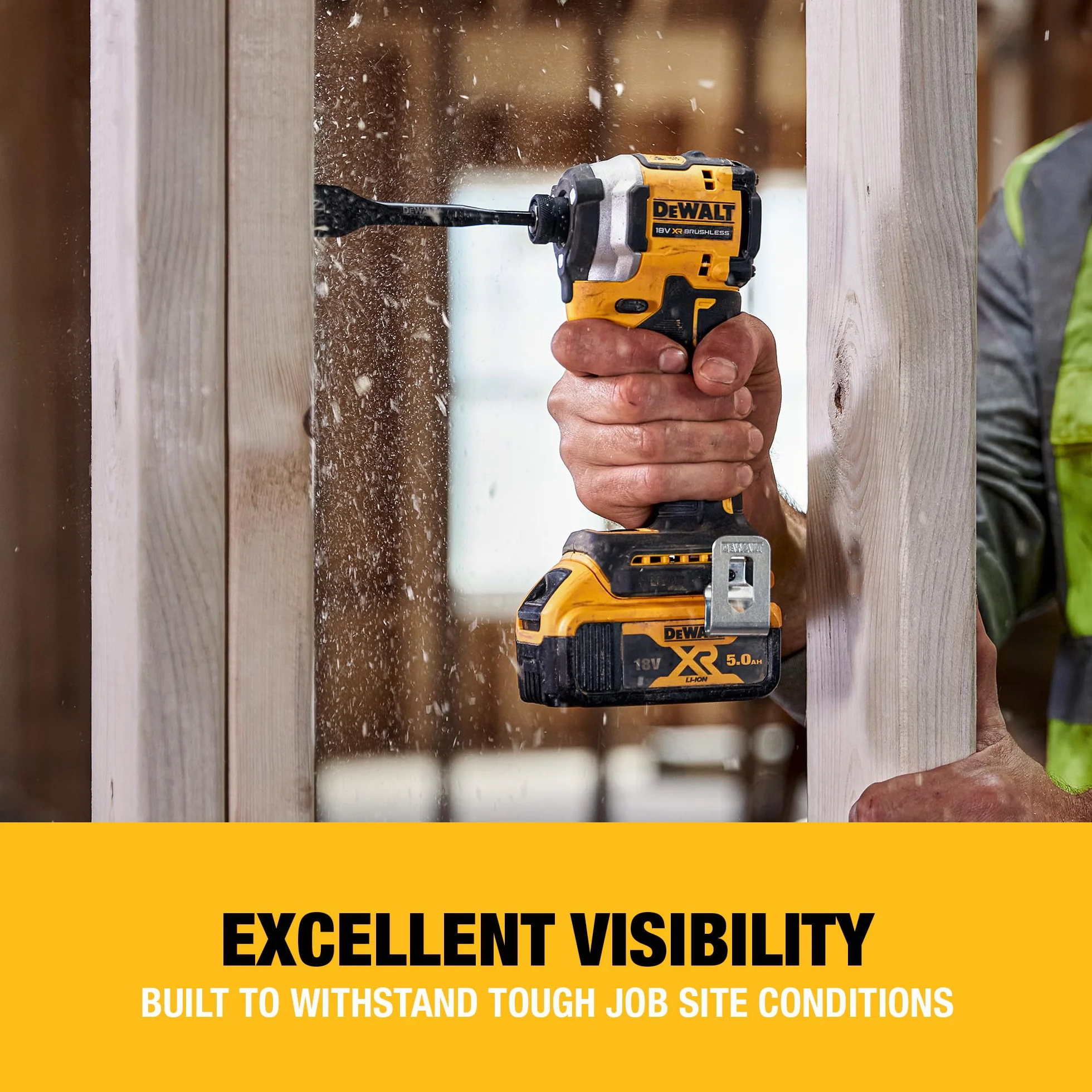 Dewalt XR Brushless DCF850N-XJ Wkrętarka 20x15x10 cm Czarny Żółty