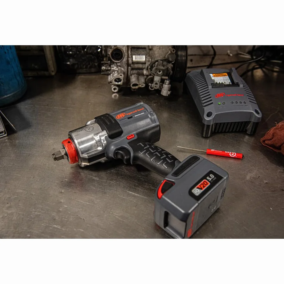 Ingersoll Rand W7153-K22B-EU DXS2 Klucz Udarowy Akumulatorowy 20V, Zestaw 2 Baterie, 2170 Nm, Pierścień