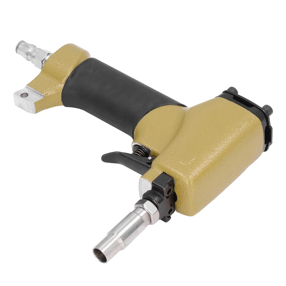 Ejoyous Pneumatyczny Pistolet do Pinezek, Pistolet Pneumatyczny ze Stopu Aluminium, Tuleja Magnetyczna od 4 do 7 Kgf Cm3, Płytka Gwoździ 54, wykończeń Tapicerskich Pokrowiec na Krzesło Obróbki