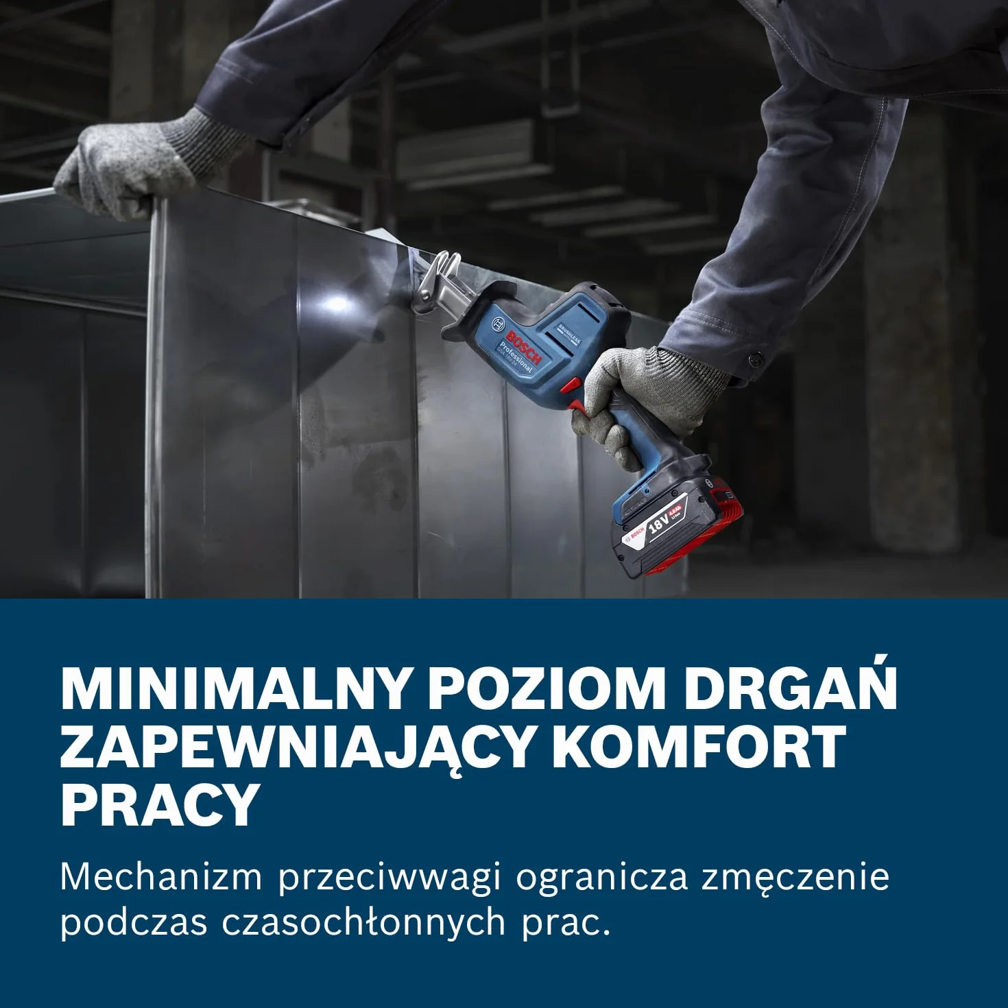 Bosch Professional GSA 18V-24 Akumulatorowa piła szablasta 18V System L-BOXX