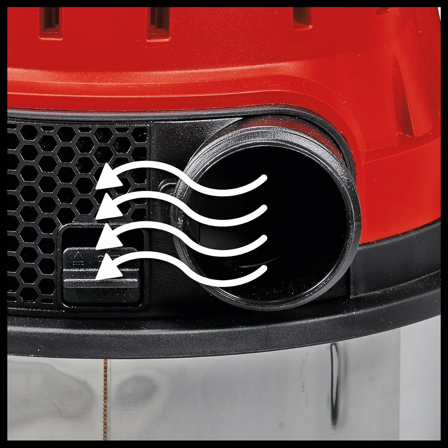 Einhell Te-Vc 2025 Sacl Odkurzacz, Czerwony/Czarny, 25 l