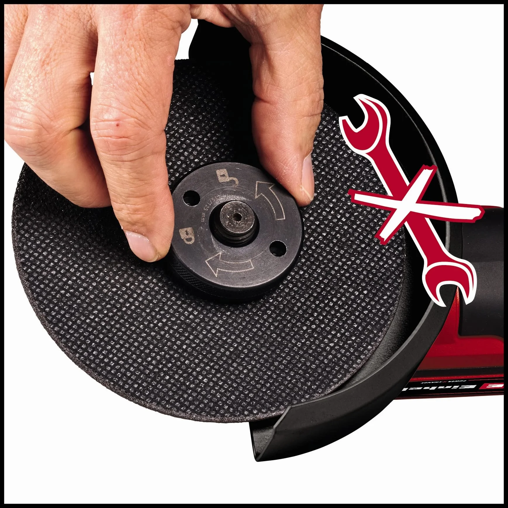 Einhell Professional TP-AG 18/125 CE Q akumulatorowa szlifierka kątowa Li Power X-Change 18V 125 mm bezszczotkowa