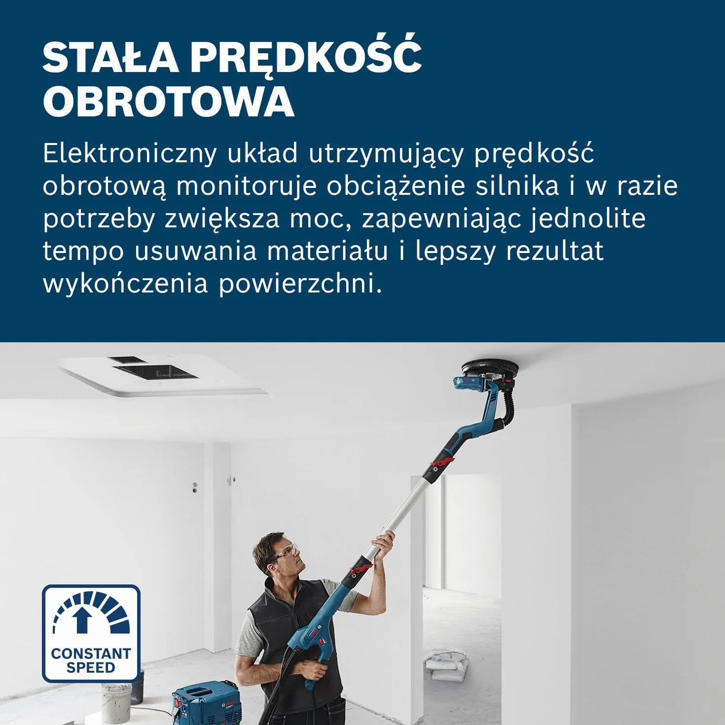 Bosch Professional GTR 55-225 Szlifierka Ø 225 mm Czarny Niebieski