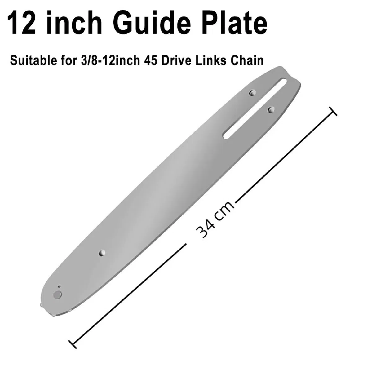 12 Inch 3/8"LP 0.050" Chainsaw Chain 45 Drive Link Portable Electric Saw Chainsaw Logging Saw Blade(12-inch Set4)