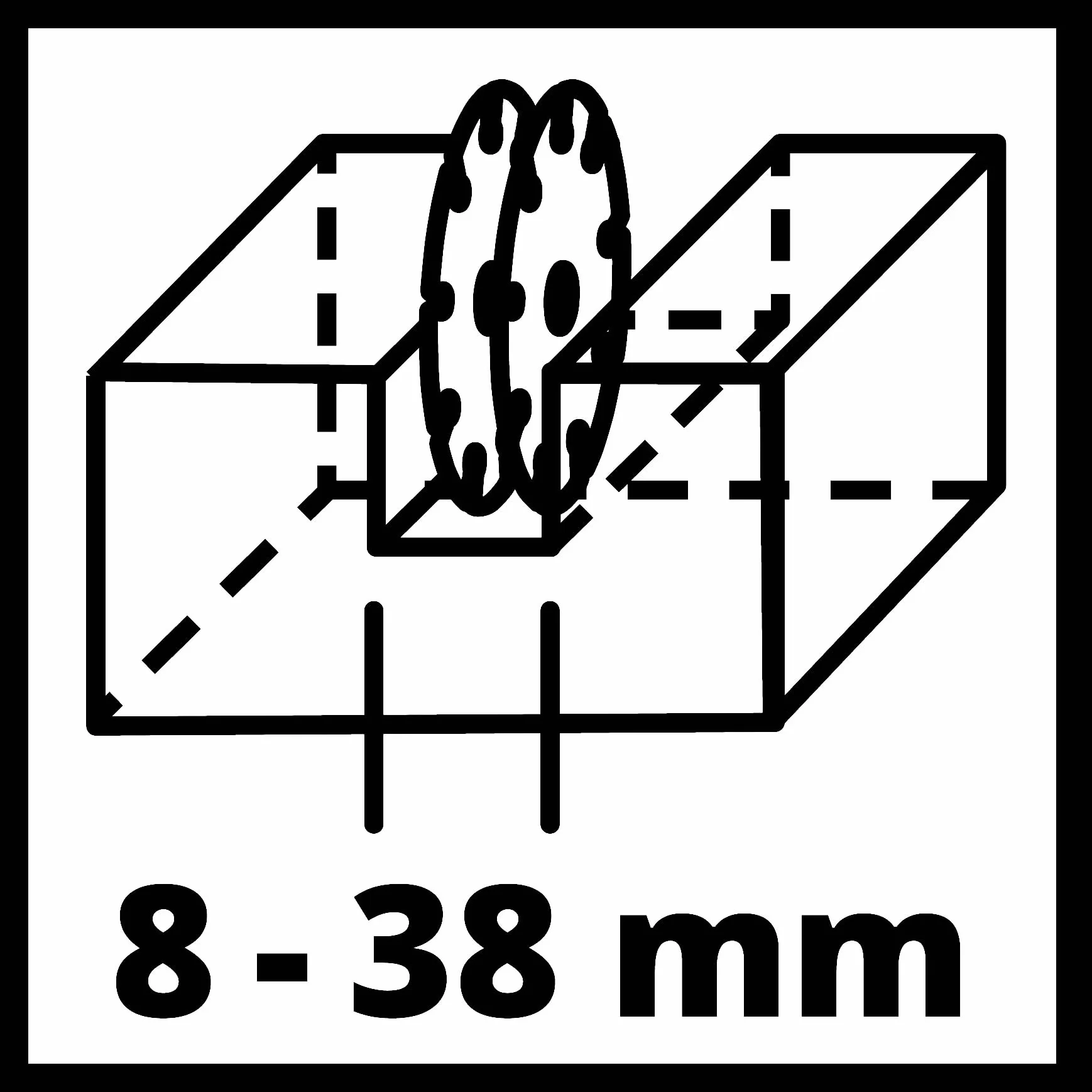 Einhell Bruzdownica TE-MA 1700 (1700 W, regulacja szerokości cięcia do 38 mm, głębokość cięcia do 40 mm, łagodny start, zabezpieczenie przed przeciążeniem, w tym 4 ostrza diamentowe)