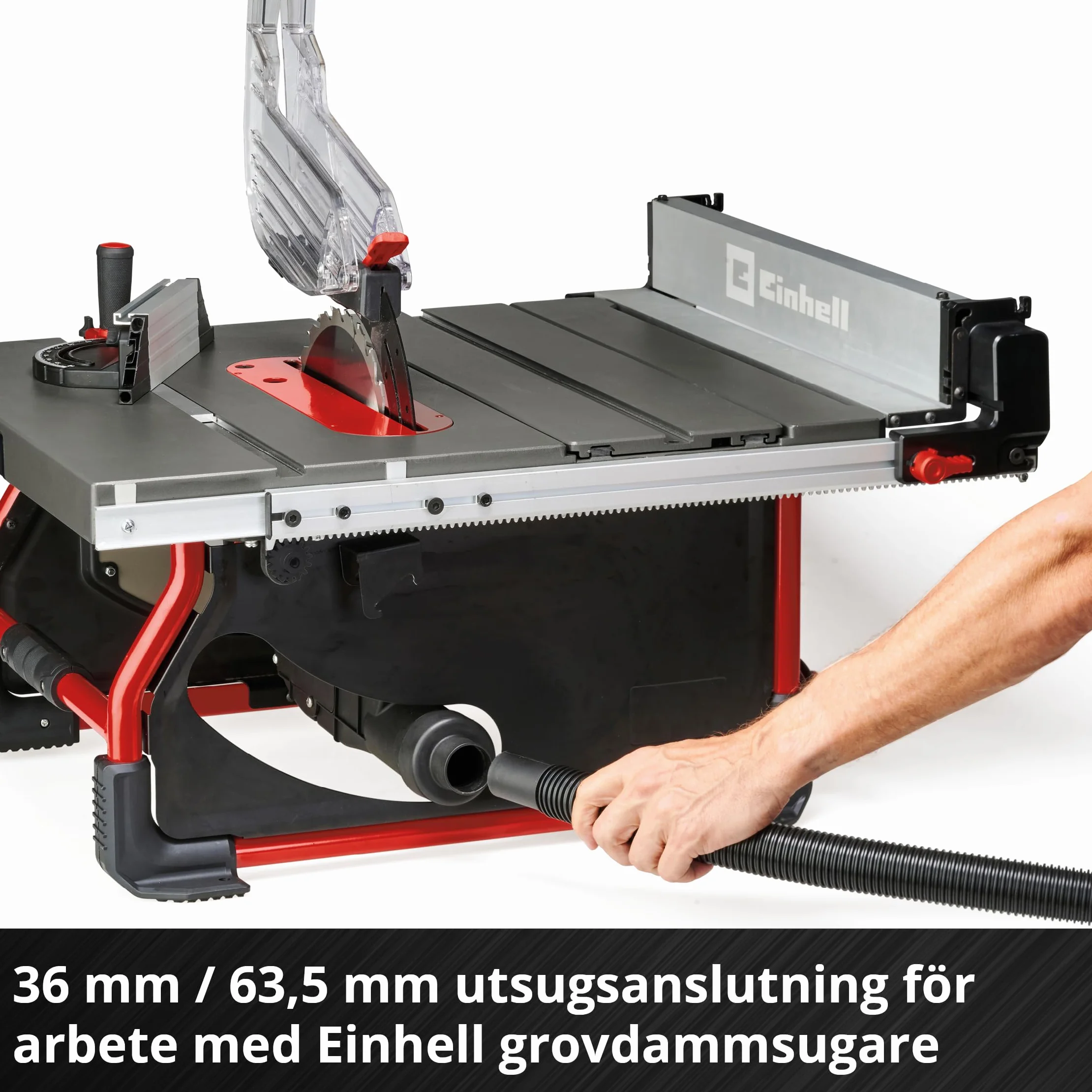 Einhell Profesjonalna stołowa pilarka tarczowa ze stołem przesuwnym TP-CC 10 T (2000 W, brzeszczot Ø 254 mm, elastyczny montaż prowadnicy równoległej, ogranicznik kątowy)