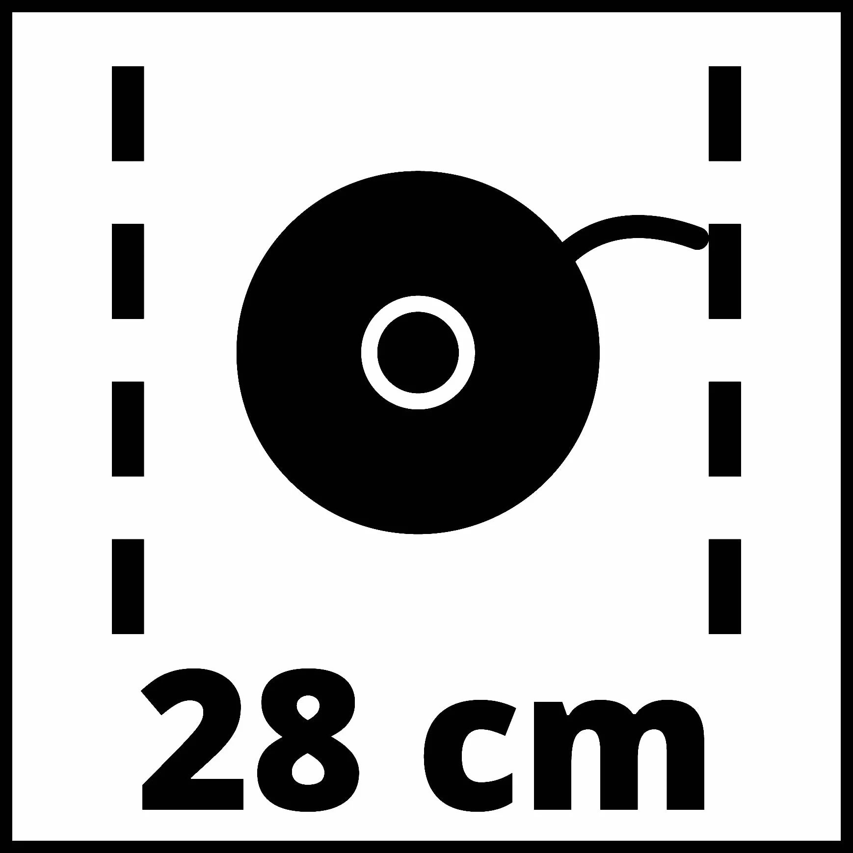 Einhell GE-CT 18/28 Li TC-Solo Akumulatorowa Podkaszarka do Trawy 28 cm Czerwony Czarny