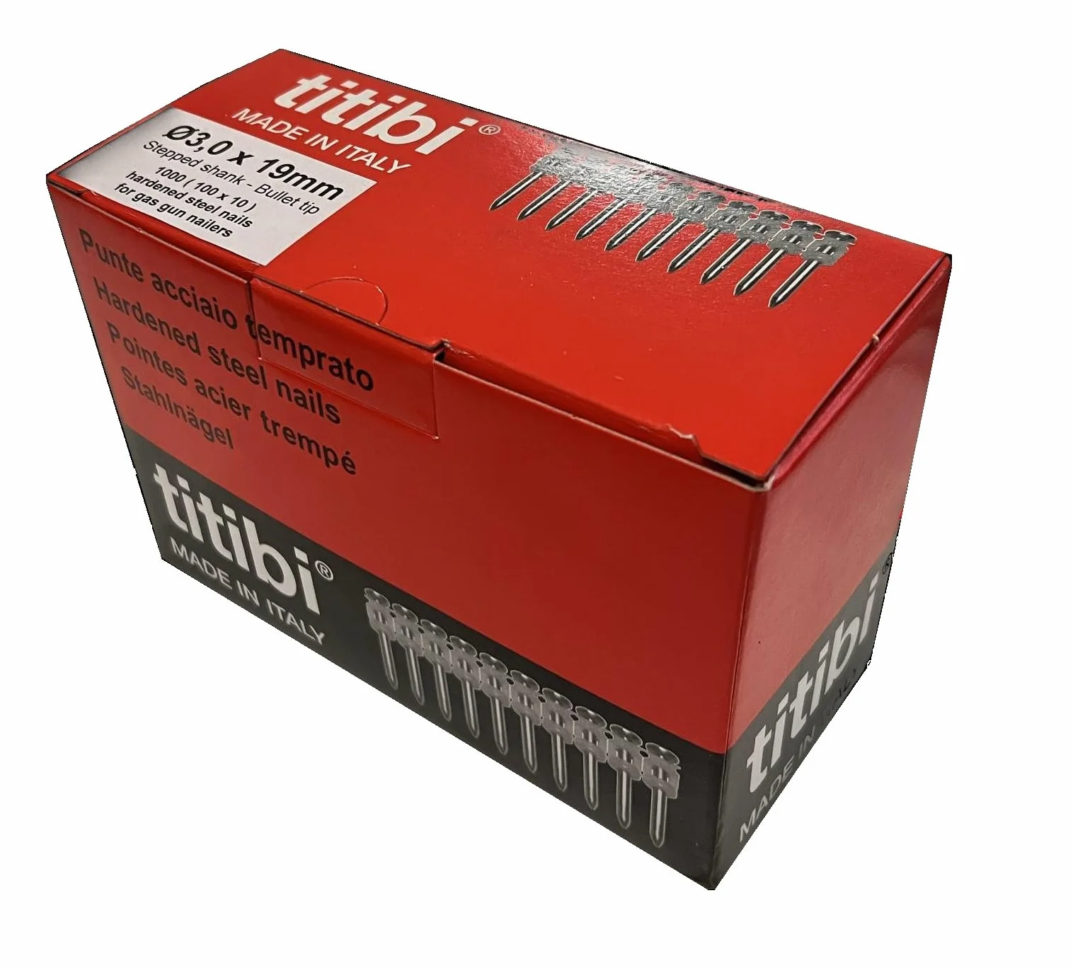 1000 GAZÓW GAZOWYCH Ø 3,0 x 19 mm, 2 BOMBOLETY GAZOWE (GC11) KOMPATYBILNE Z GAZOWĄ HILTI GX100 (ADAPTER NIE JEST W ZAKRESIE, UŻYJ ORYGINALNYCH BOMBOLETów) (Ø 3,0 19 x 19 mm)