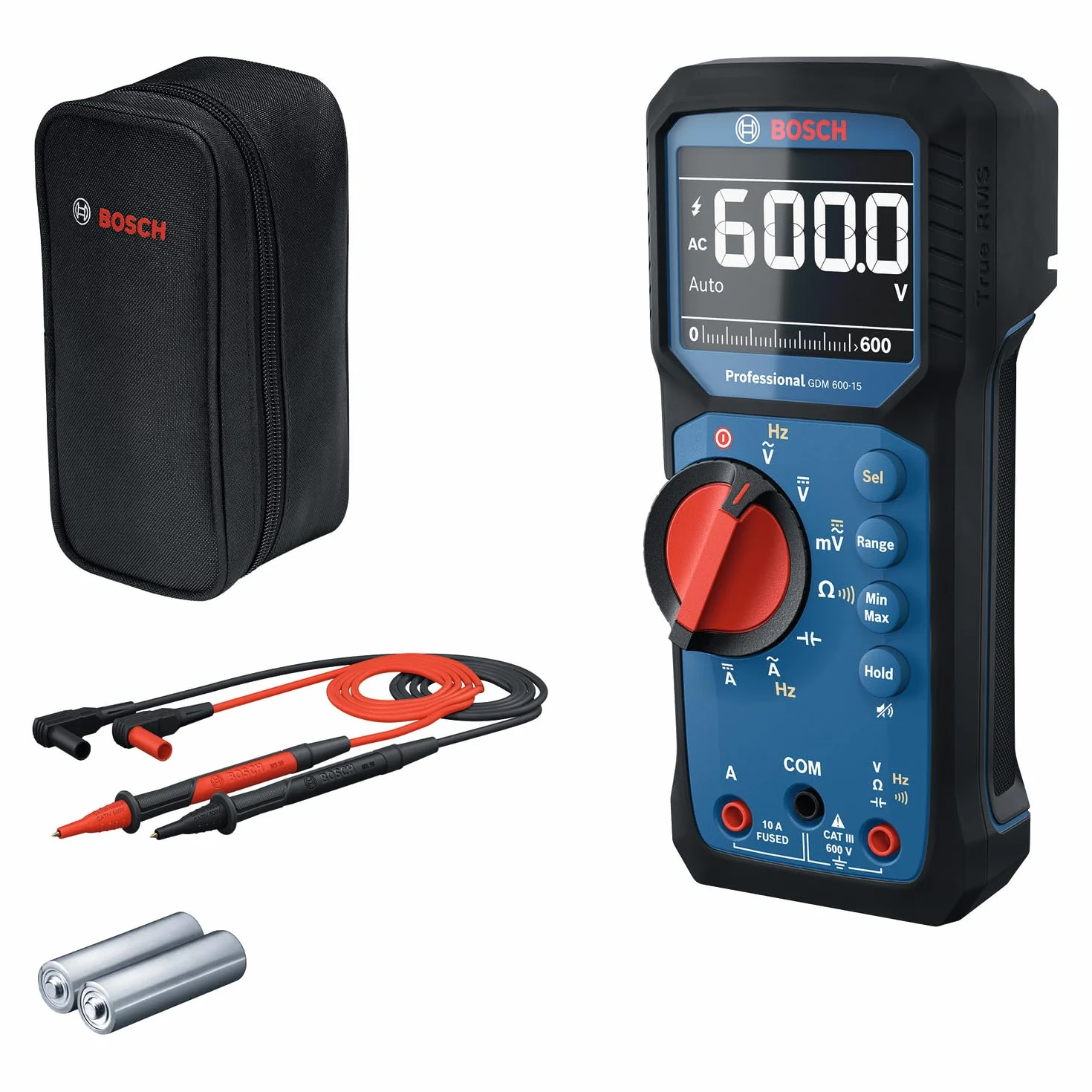 Bosch Professional Cyfrowy miernik uniwersalny GDM 600-15 True RMS LCD
