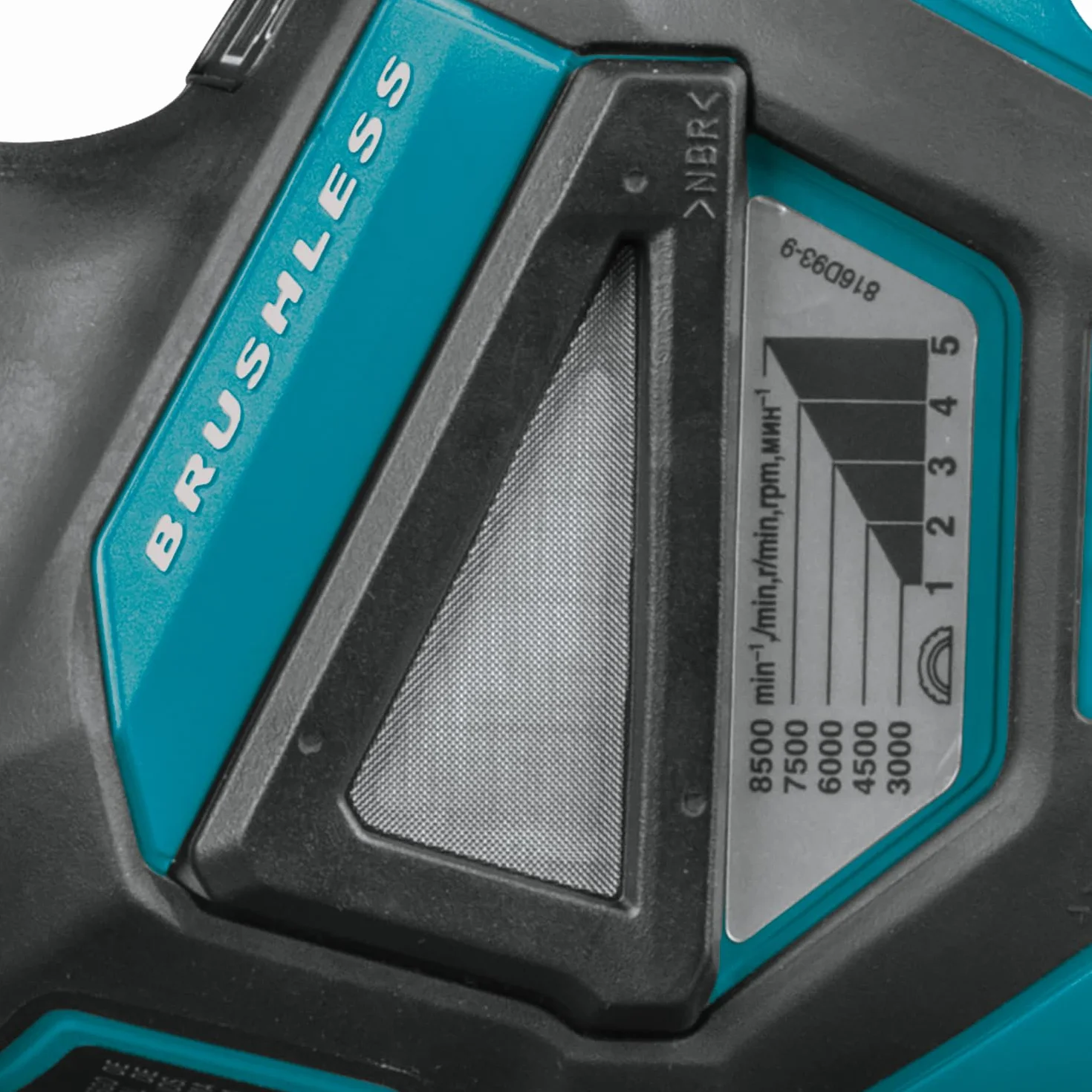 Makita Dga513Z Szlifierka, Zielony/Czarny, 125 mm
