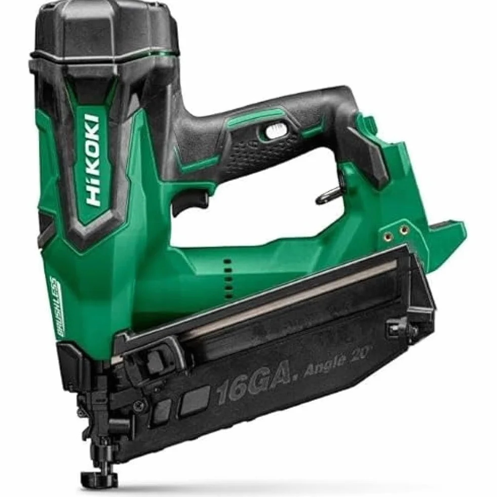 HiKOKI akumulatorowa gwoździarka sztyftowa 18 V bezszczotkowa 16 Gauge kąt 20° Air Spring Drive gwoździe 32–65 mm