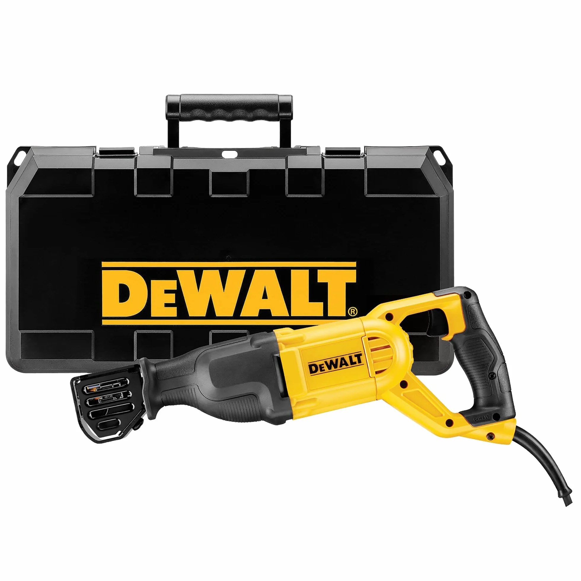 DEWALT Piła szablasta 1100 W DWE305PK długość skoku 29 mm wydajność cięcia 280 mm