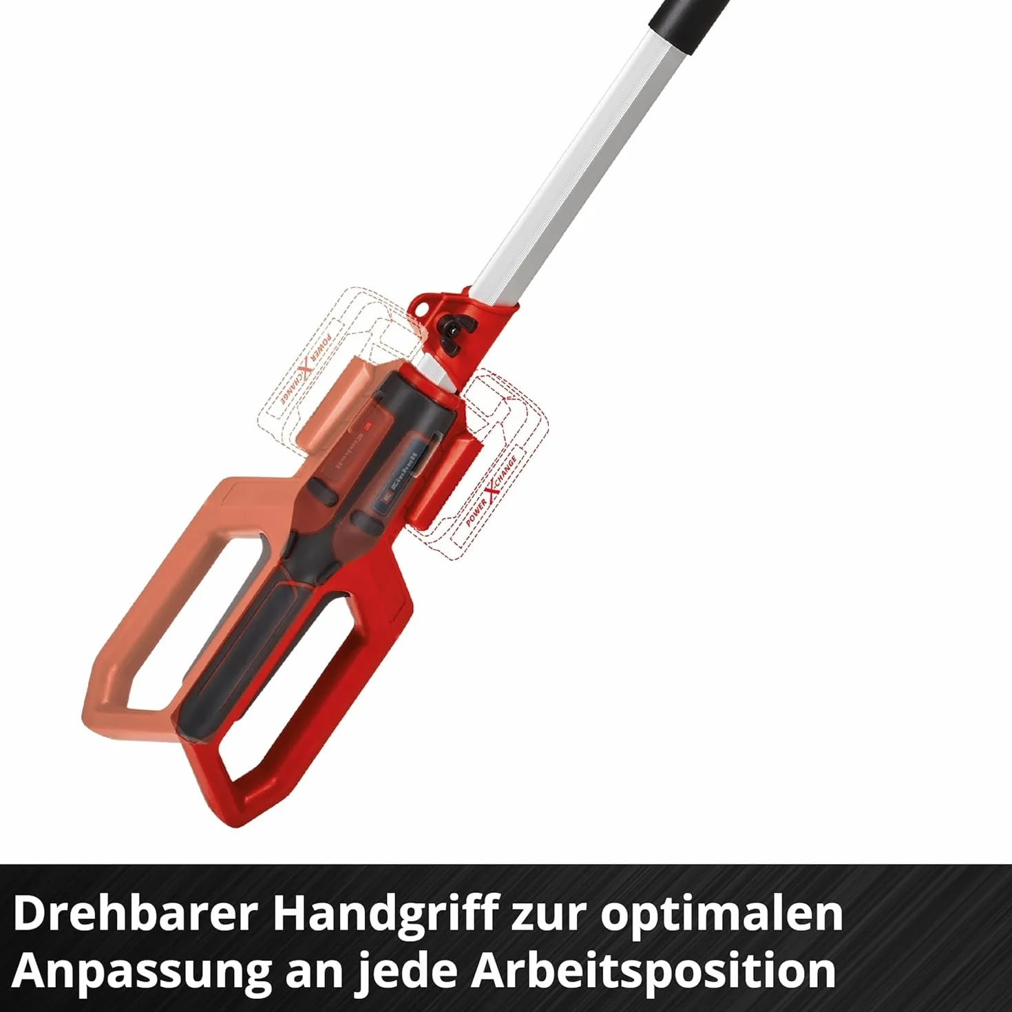Einhell Gc-Hh 18/45 Li T-Solo Nożyce do Żywopłotu, Czarny, 208 x 7.5 x 13.5 cm