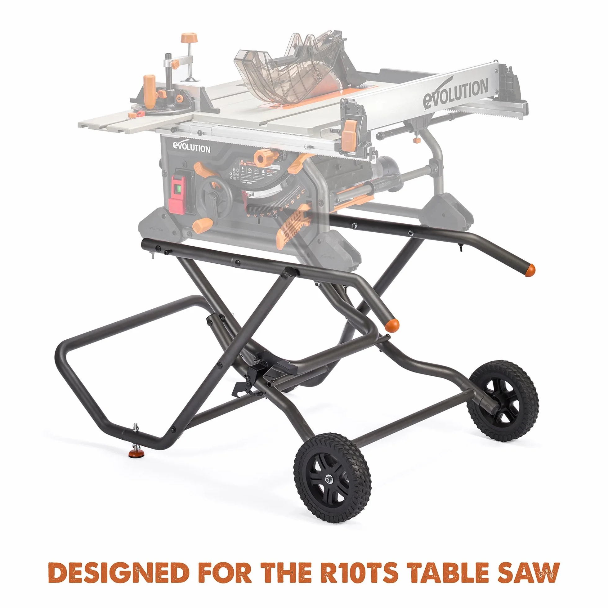 Evolution Power Tools Stojak na piłę stołową składany R255TBL R255TBL+ duże koła terenowe