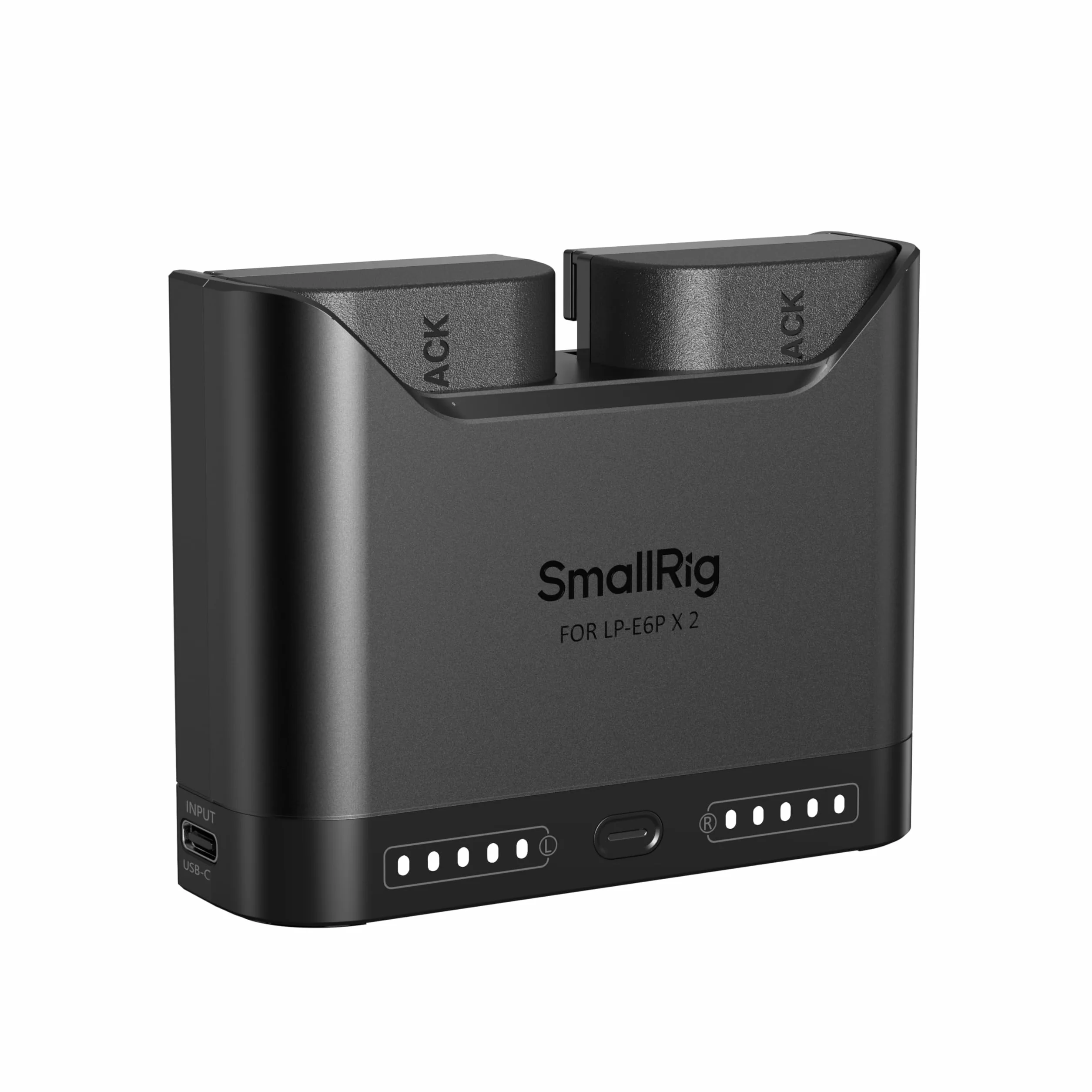 SMALLRIG Zestaw akumulatorów LP-E6P 2520 mAh do Canon EOS R6 II/III R5 Mark II 5D II/III/IV