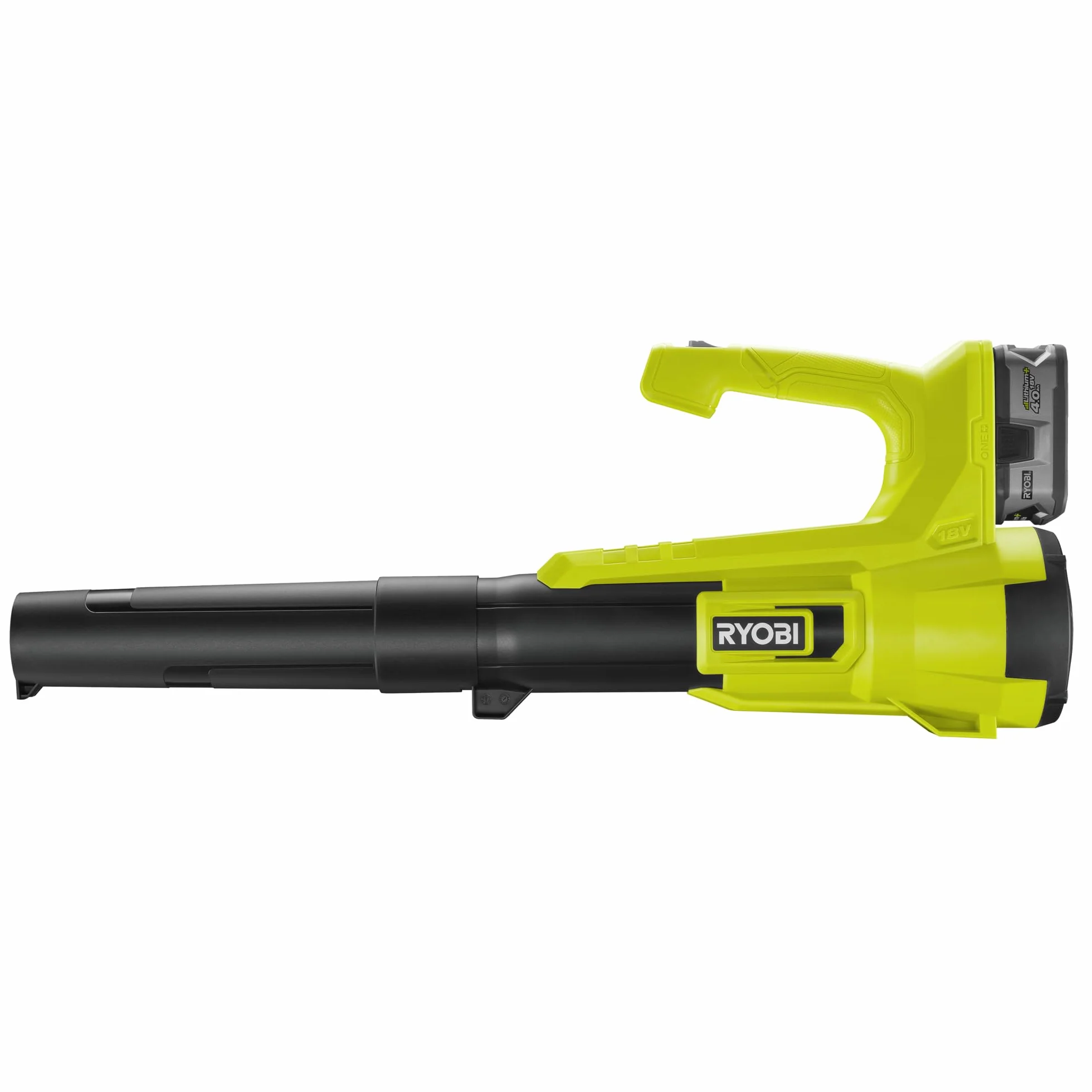 Ryobi Dmuchawa Akumulatorowa 18 V, RY18BLA-140, Prędkość Powietrza 145 km/h, Zestaw Zawiera Akumulator 4.0 Ah i Ładowarkę 1.5 A