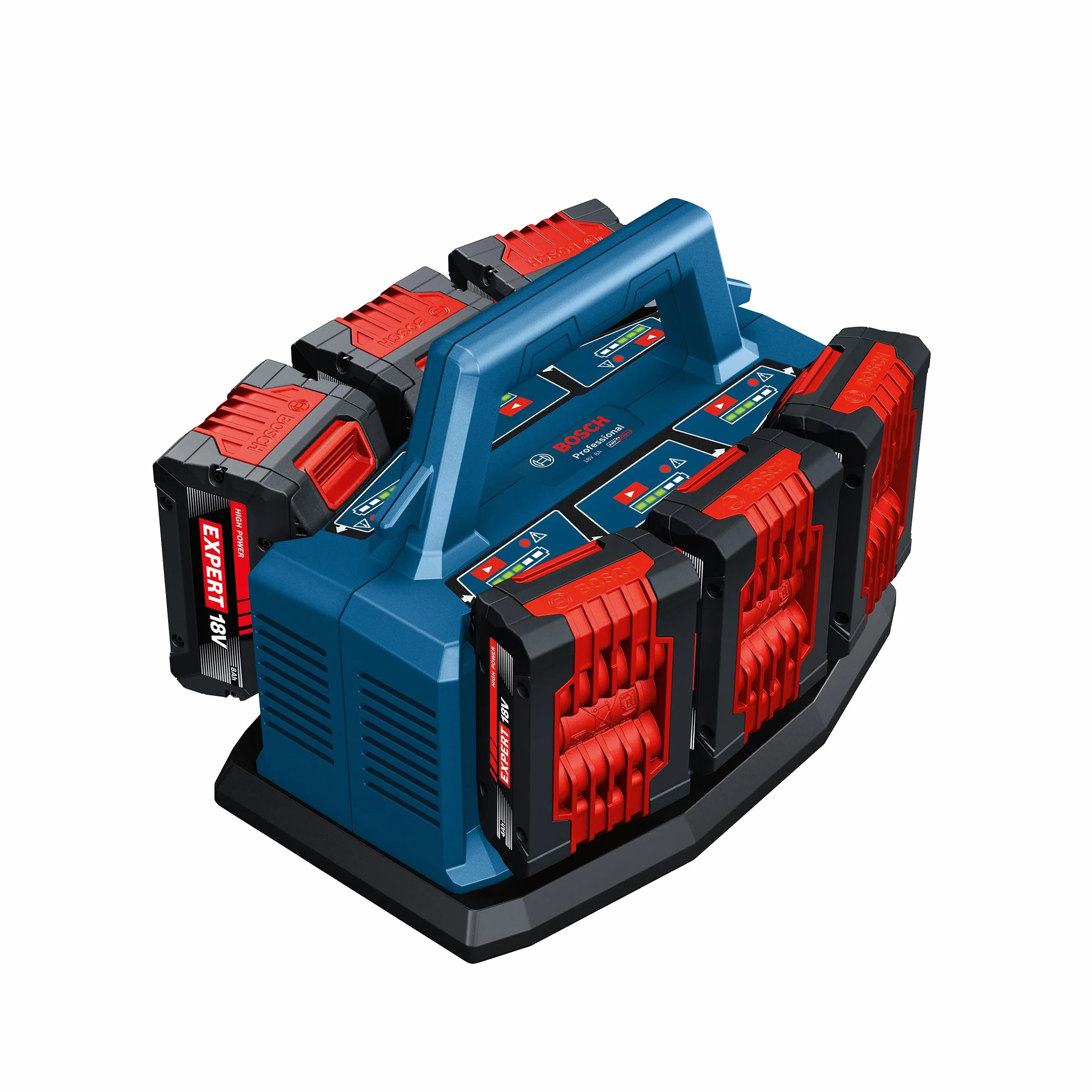 Bosch Professional szybka ładowarka GAL 18V6-80 18V z adapterem do L-BOXX
