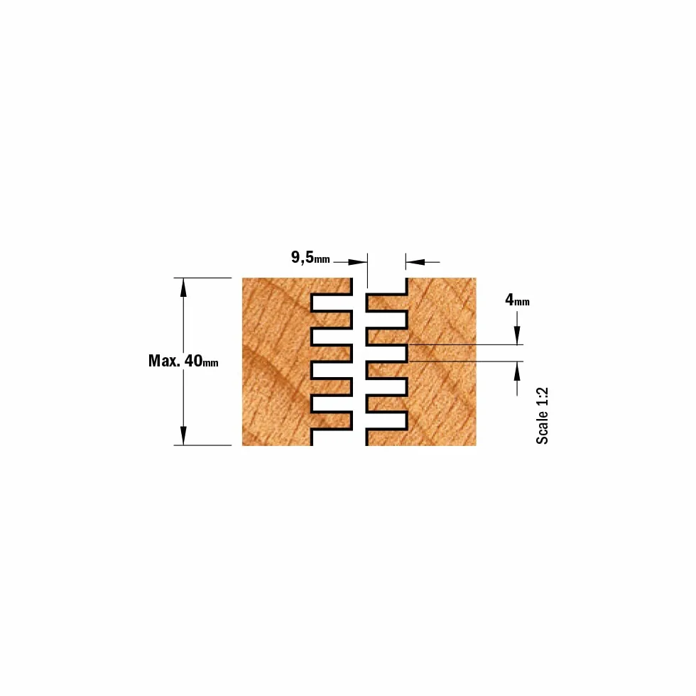 CMT Orange Tools 900.616.11 - Frez do fug hm z3 s 12 d 47.6
