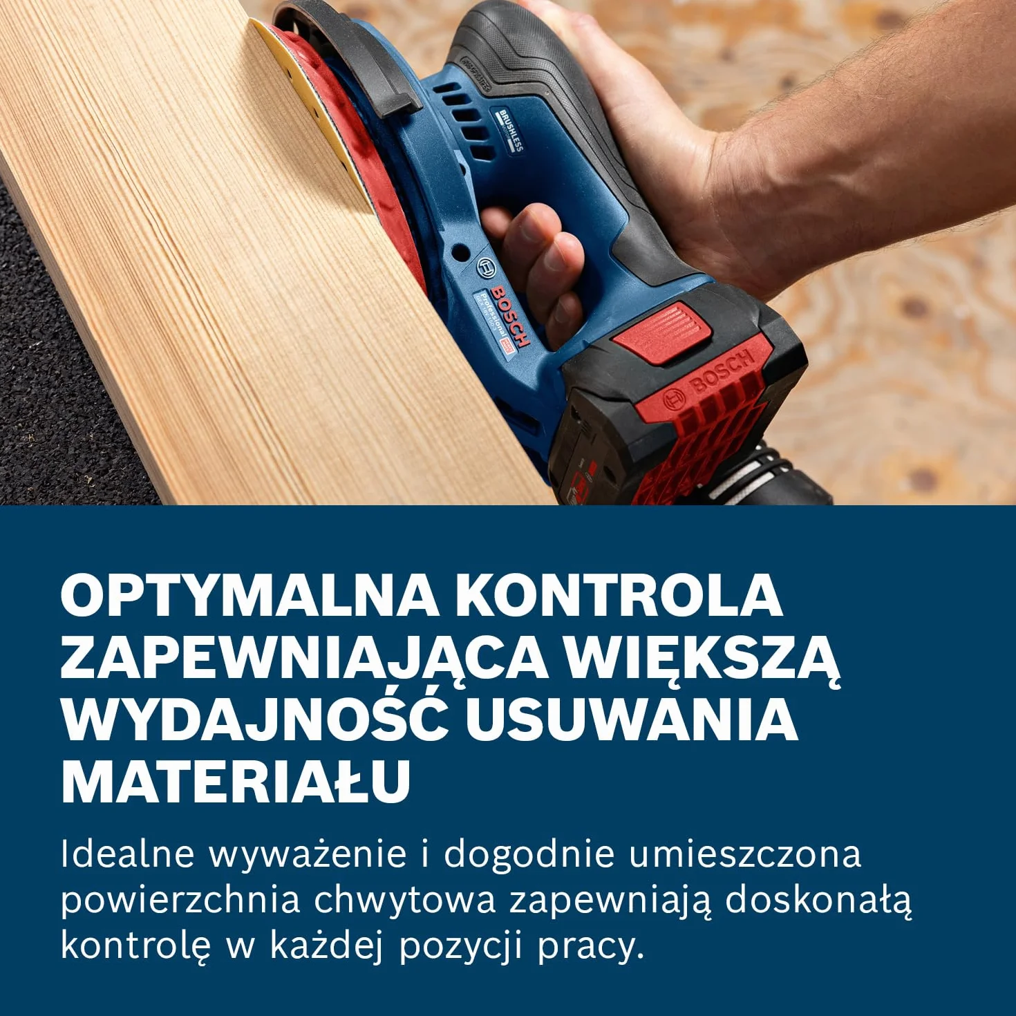 Bosch Professional 18 V firmy Bosch: szlifierka akumulatorowa GEX 18V-150-3 (1x papier ścierny, 1x pojemnik na pył, 1x pierścień ochronny)