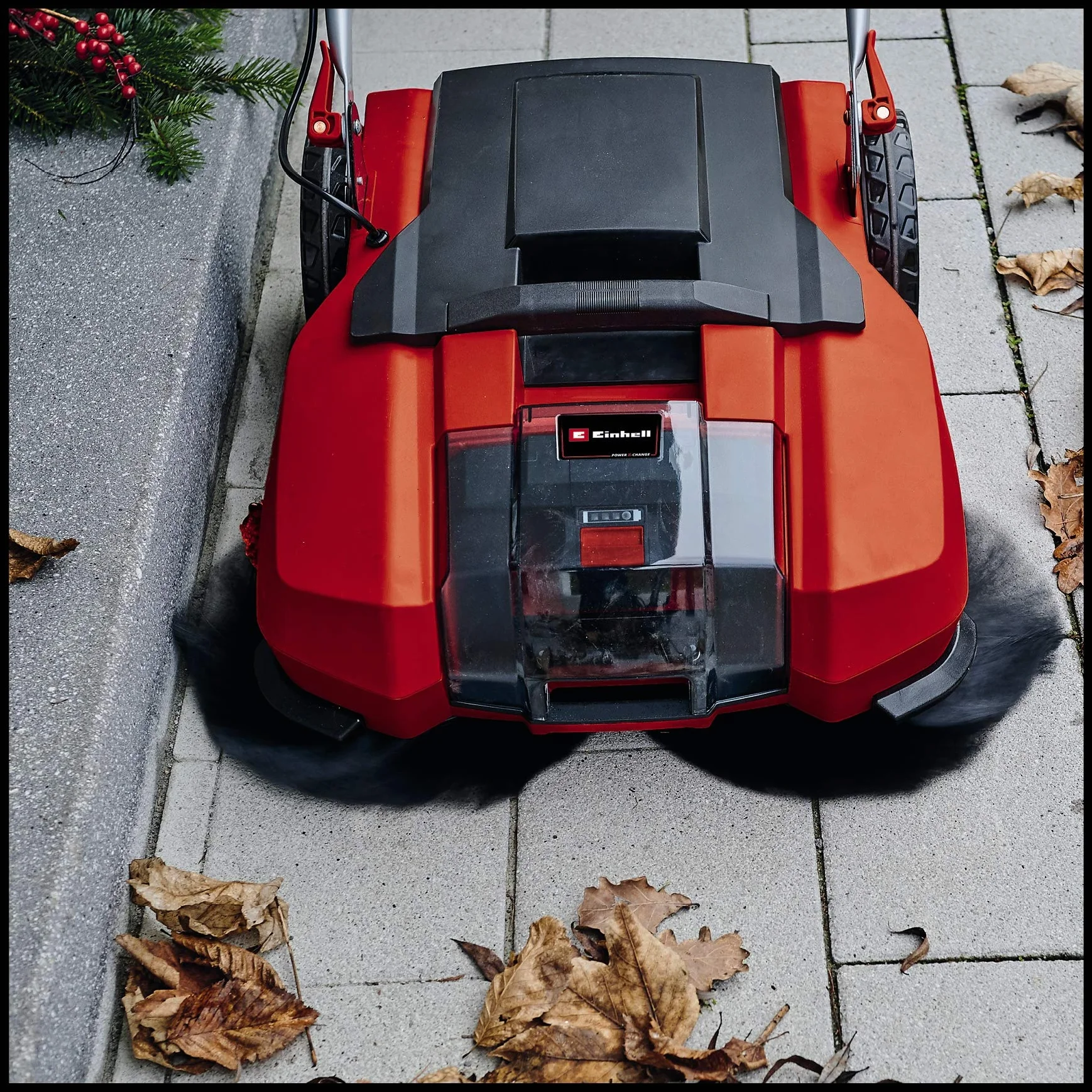 Einhell Te-Sw 18/610 Li-Solo Zamiatarka Akumulatorowa, Czerwony, 1800 m²