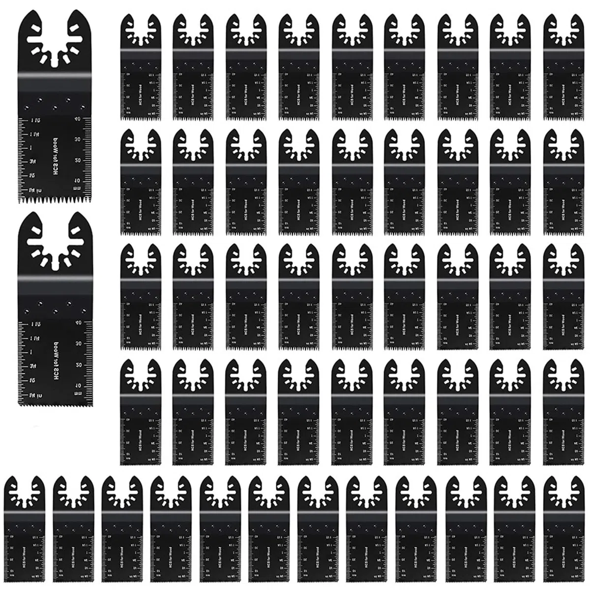 50/20PCS Saw Cutter Blade Accessories Oscillating Multi Tool Saw Blades For Renovator Power Wood Cutting Tools Bits(50 PCS)