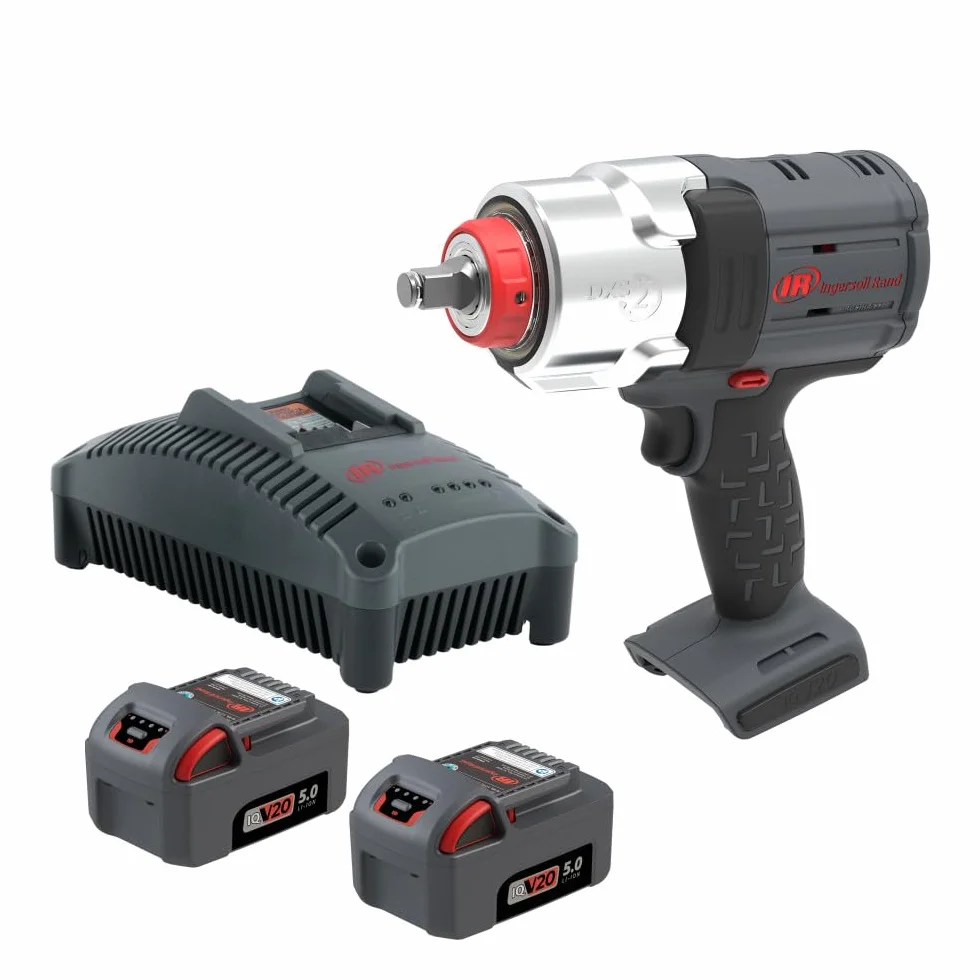 Ingersoll Rand W7153-K22B-EU DXS2 Klucz Udarowy Akumulatorowy 20V, Zestaw 2 Baterie, 2170 Nm, Pierścień