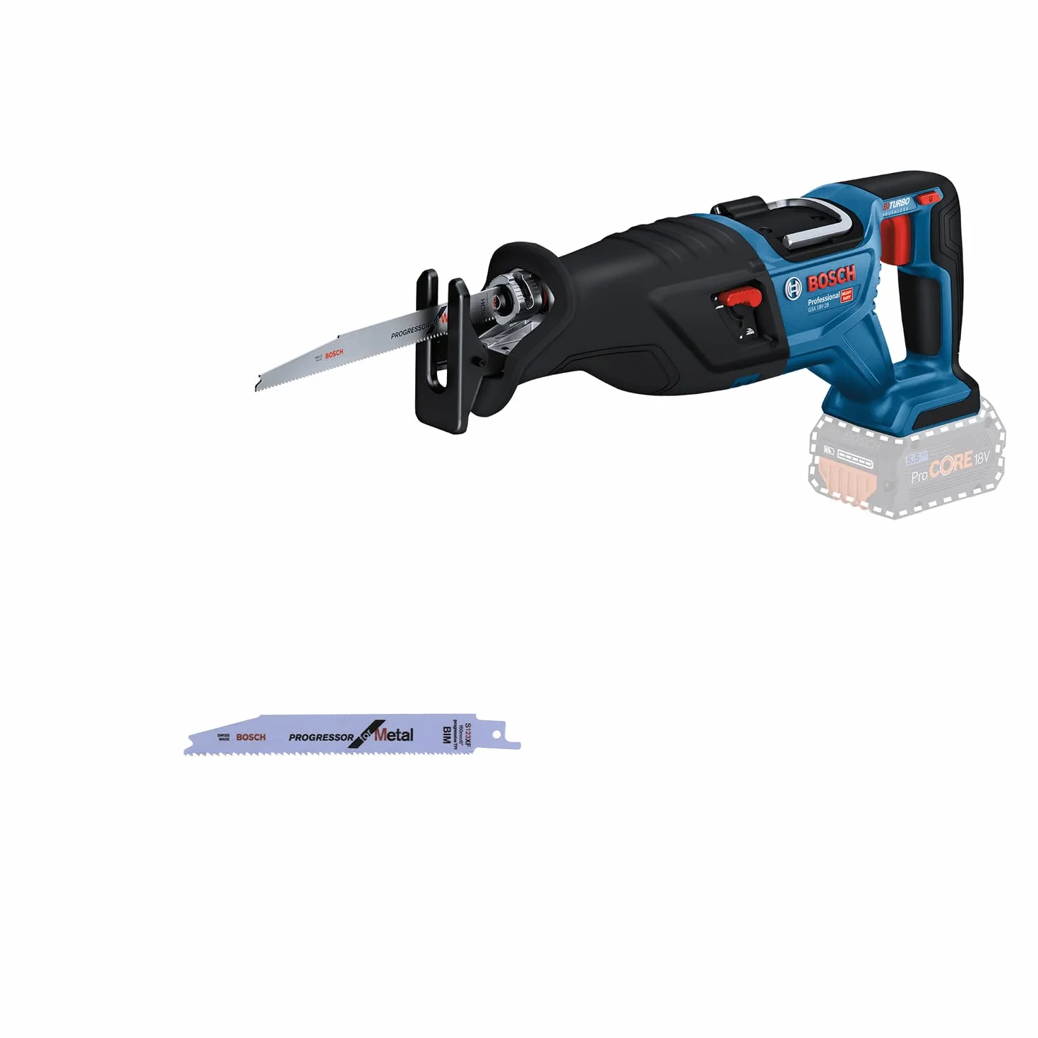 Bosch Professional GSA 18V-28 Bezprzewodowa piła szablasta BITURBO 18V