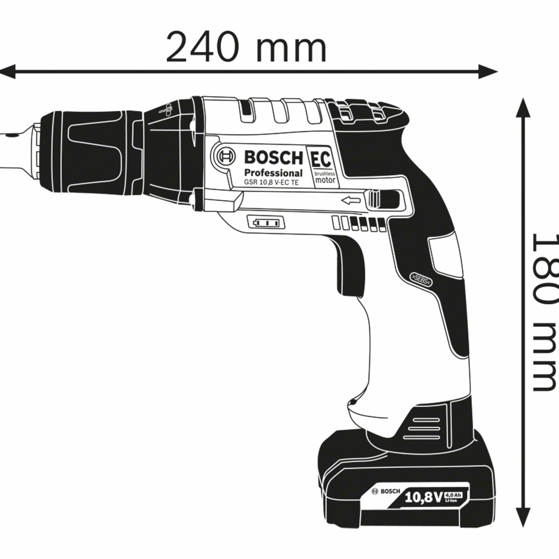 Bosch Professional GTB 12V-11 akumulatorowa wkrętarka do suchej zabudowy 11 Nm L-BOXX